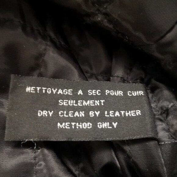 EMC Ladies Lightly Lined Black Full Zip Leather Jacket - Picture 7 of 10